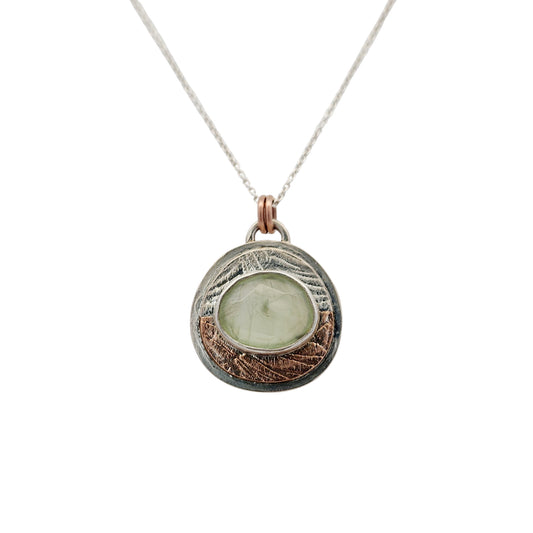 2 Tone Tourmalated Quartz Necklace
