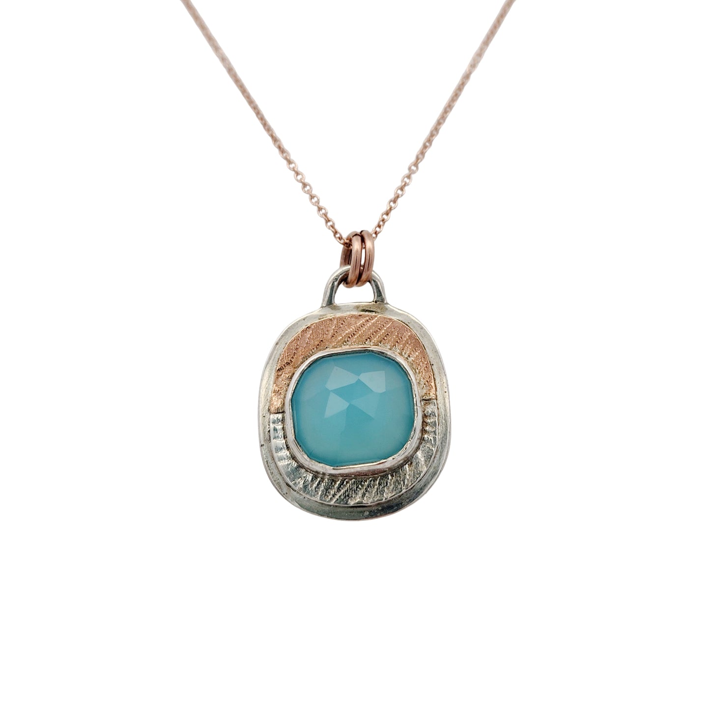 2 Tone Chalcedony Necklace