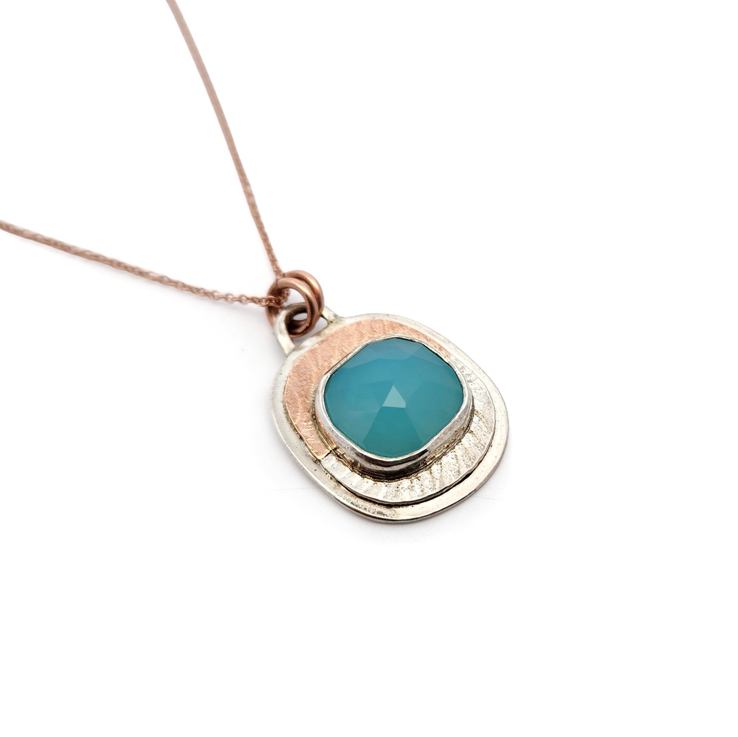 2 Tone Chalcedony Necklace