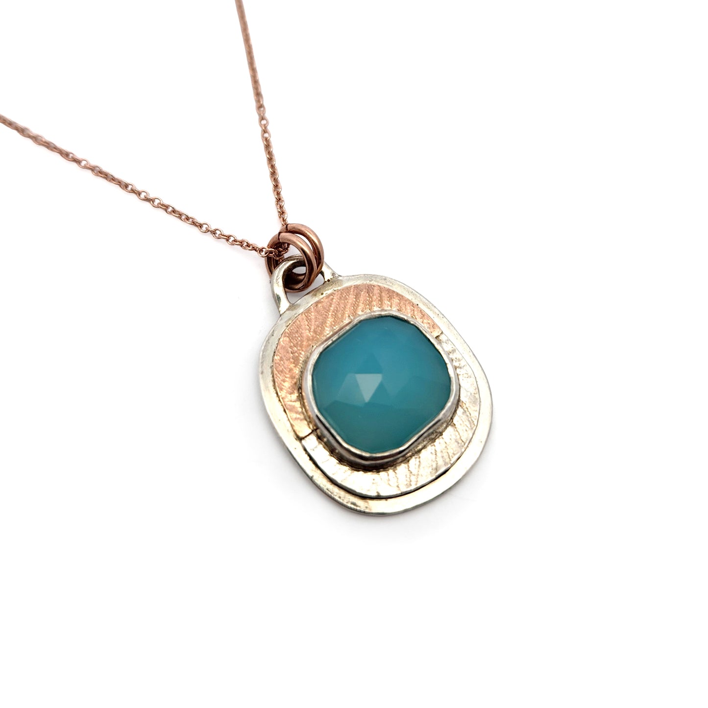 2 Tone Chalcedony Necklace