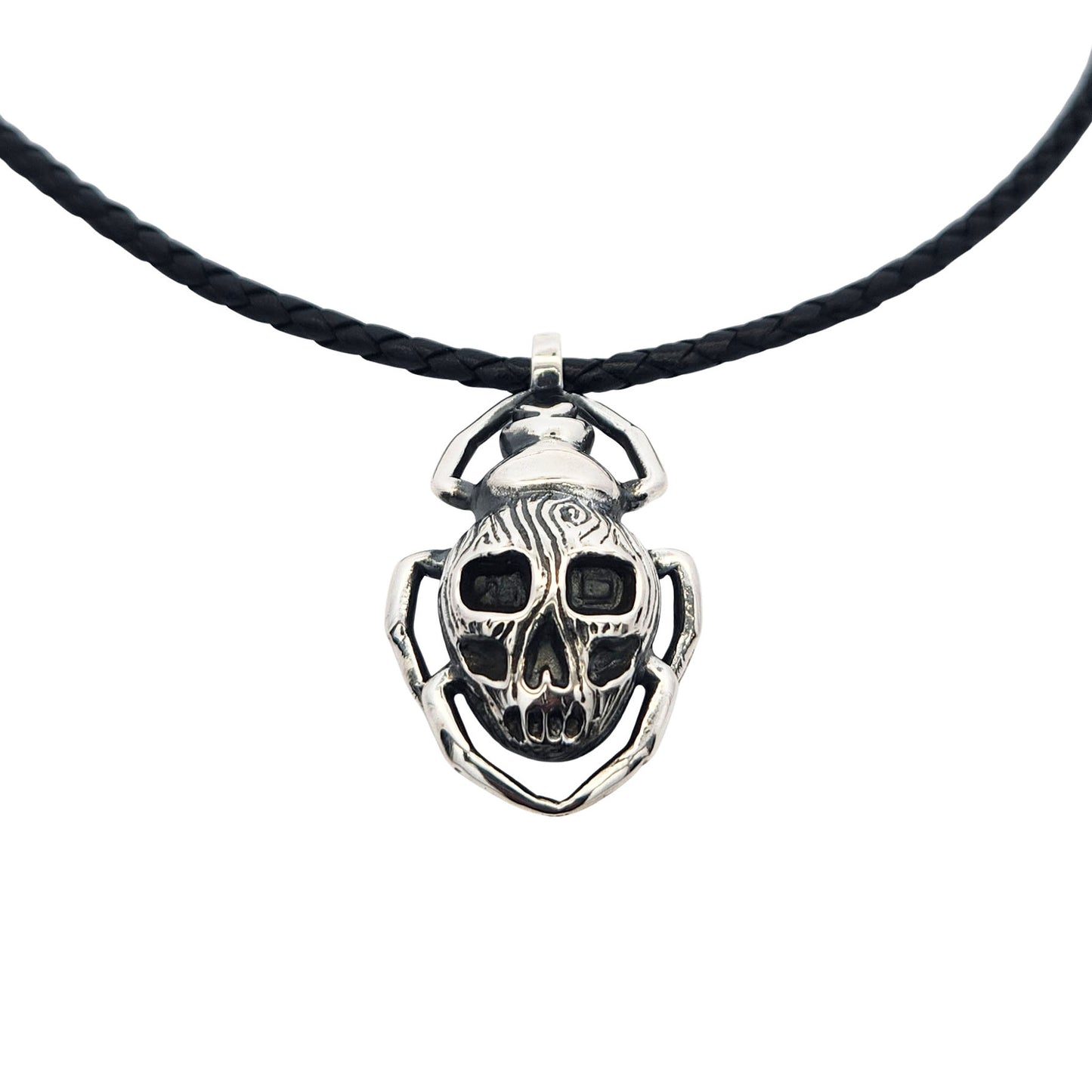 Skull Beetle Necklace