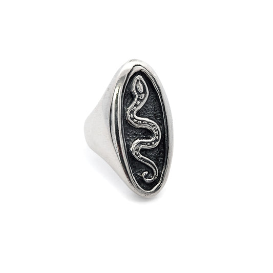 Snake Signet Ring
