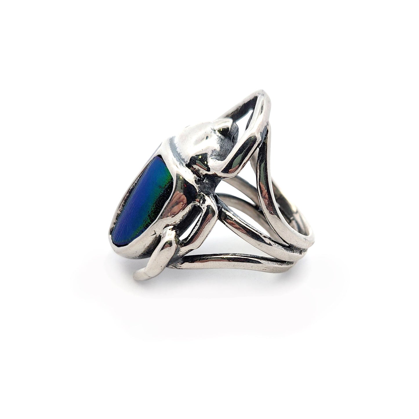 Large Scarab Beetle Elytra Ring
