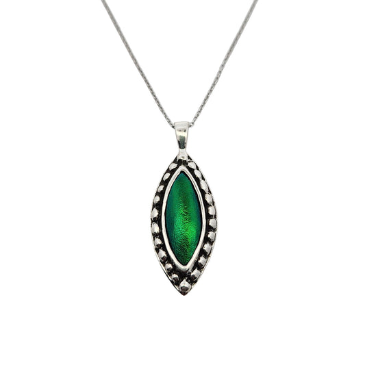 Marquise Beetle Elytra Pendant