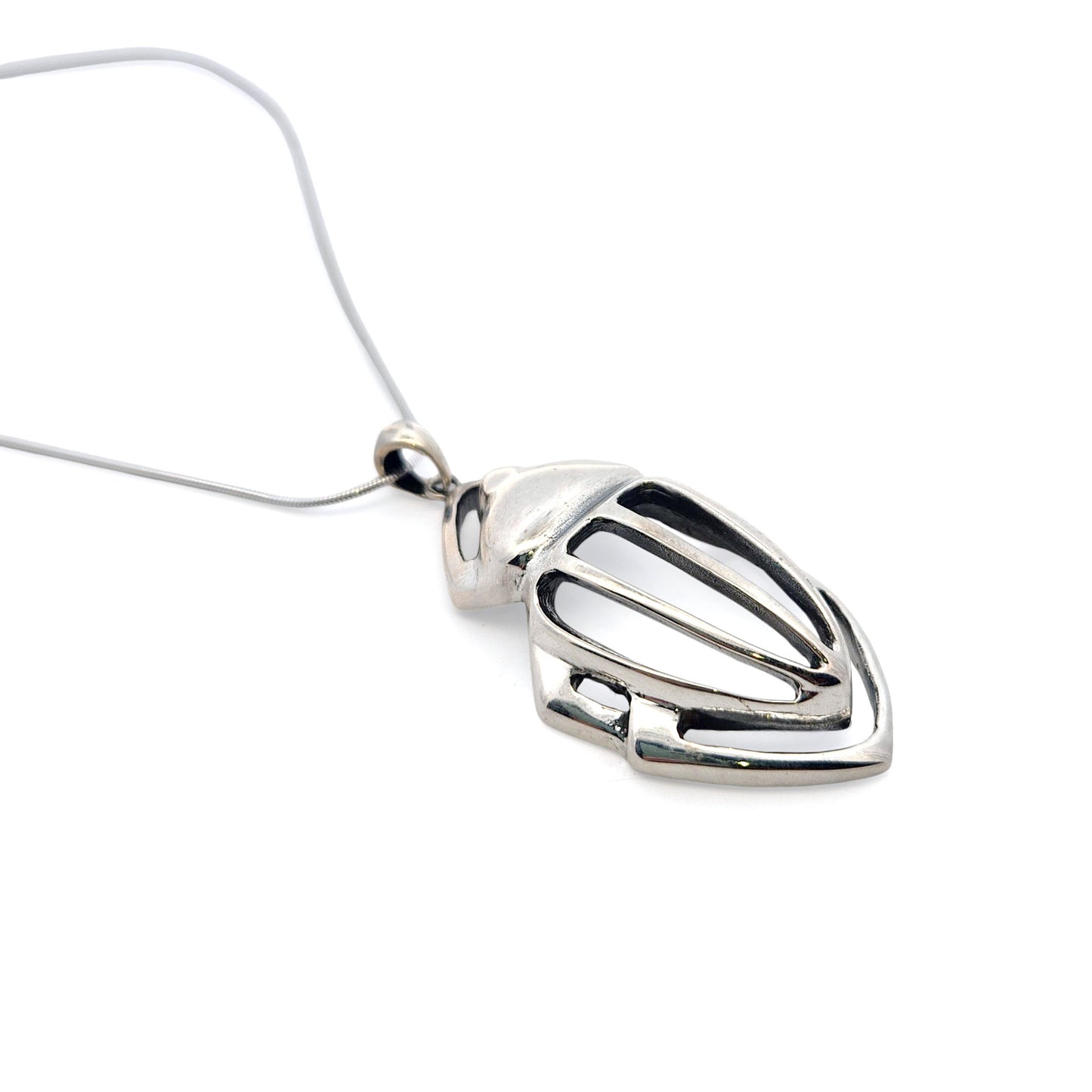 Openwork Beetle Pendant