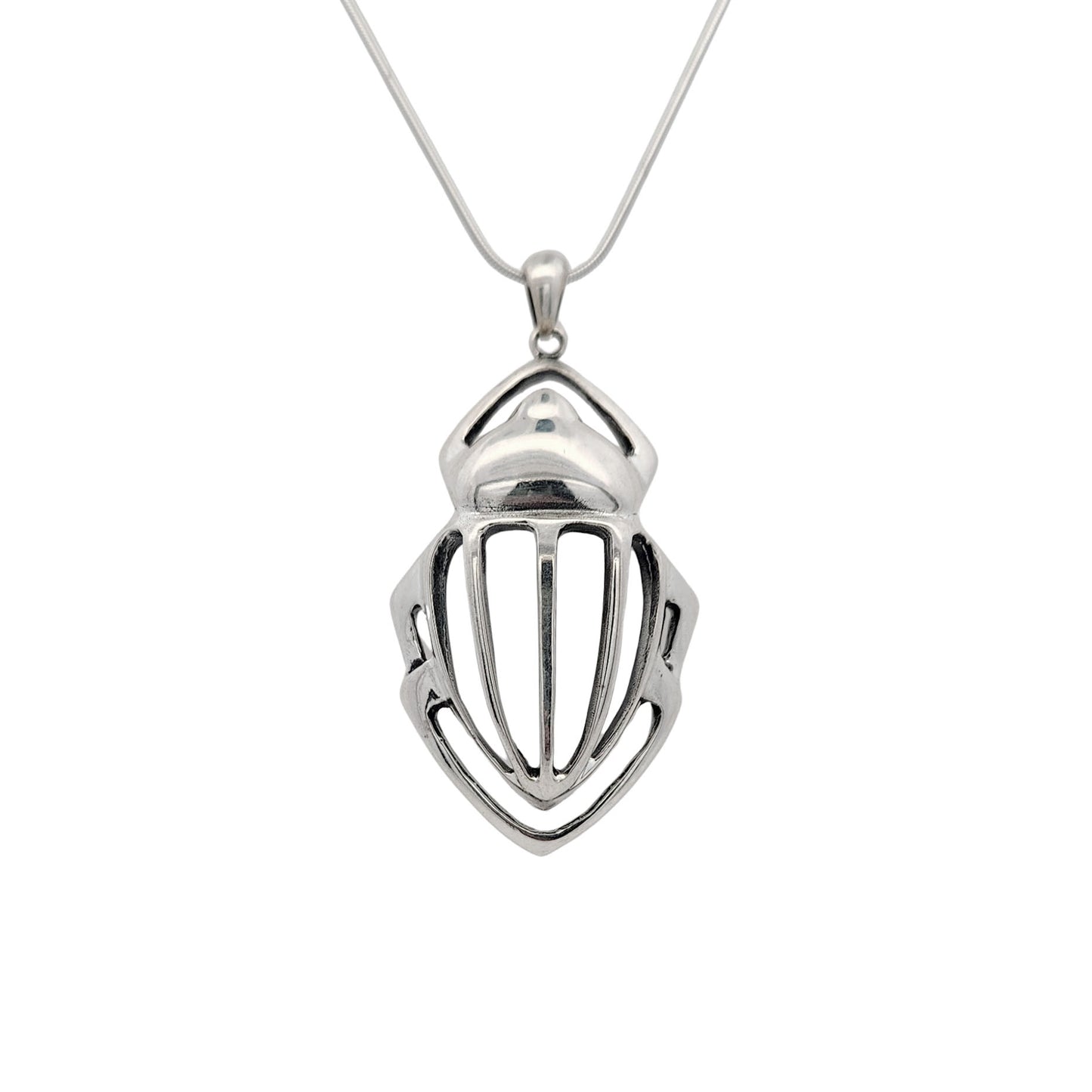 Openwork Beetle Pendant