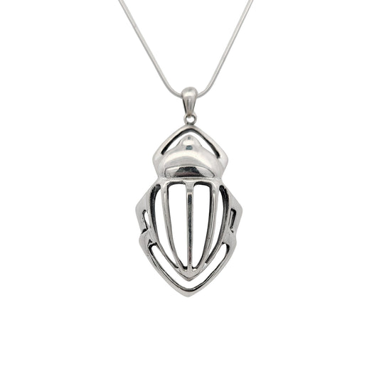 Openwork Beetle Pendant
