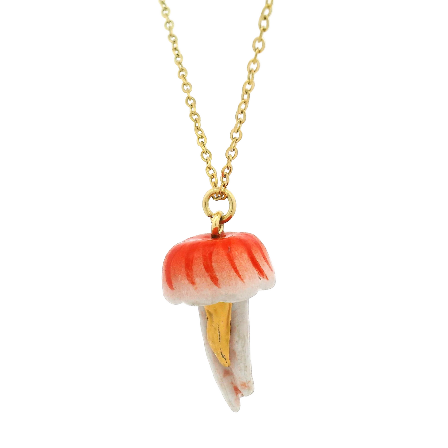 Porcelain Jellyfish Pendant