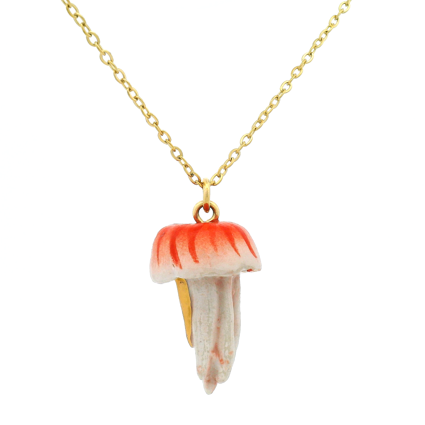 Porcelain Jellyfish Pendant