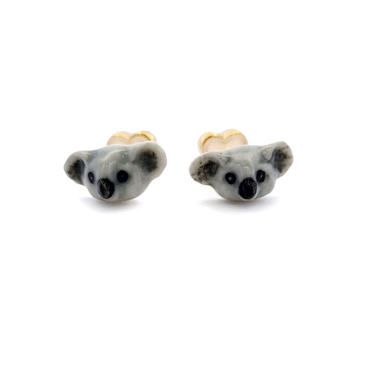Porcelain Koala Studs