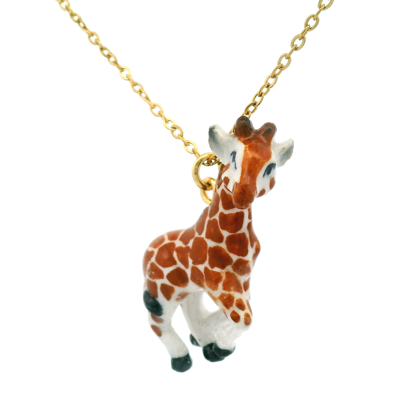 Porcelain Baby Giraffe Pendant
