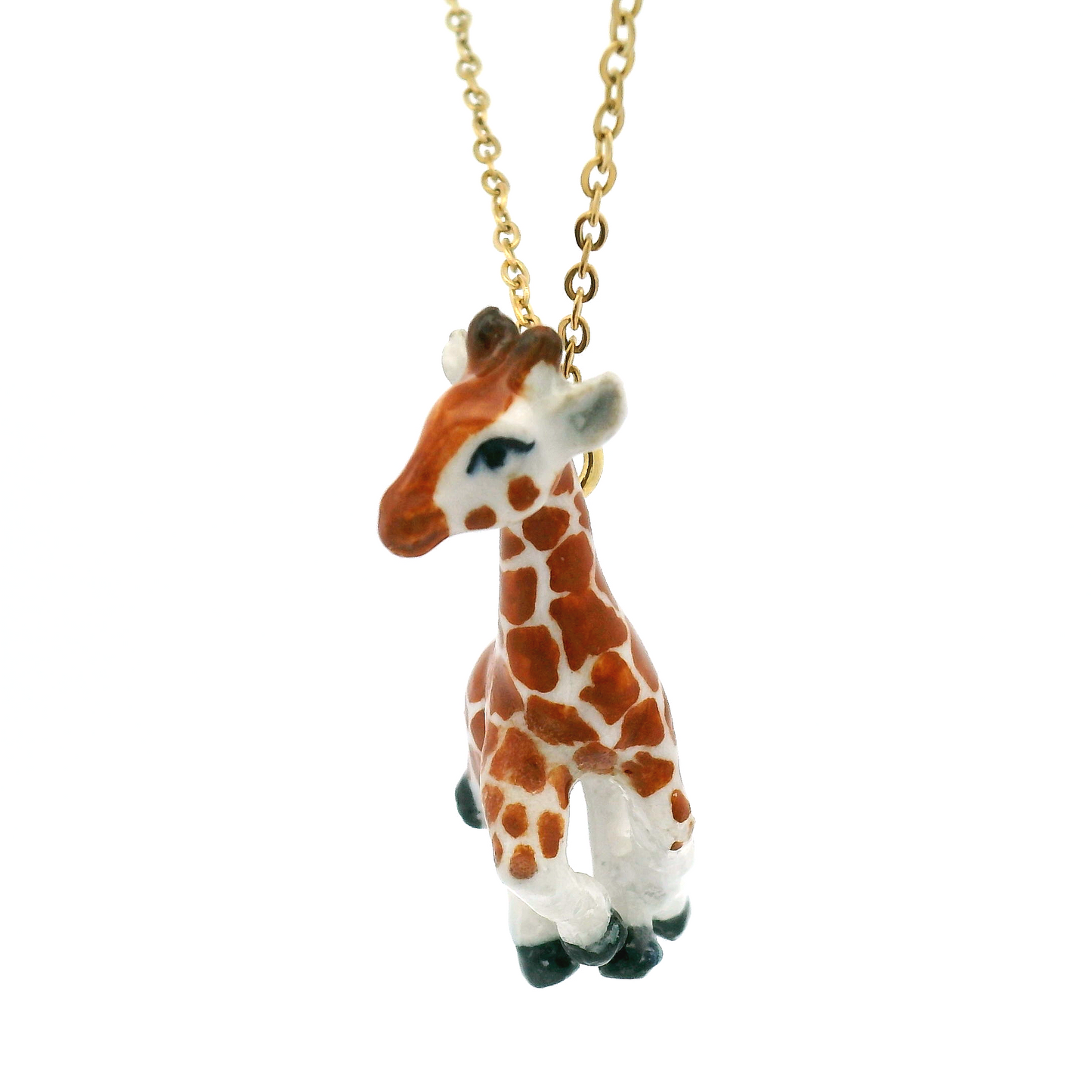 Porcelain Baby Giraffe Pendant