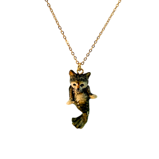 Porcelain Cat-fish Pendant