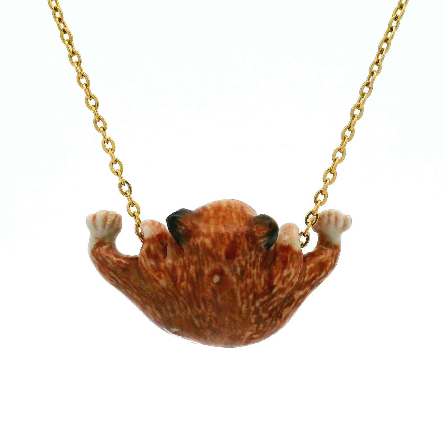 Porcelain Hamster Pendant