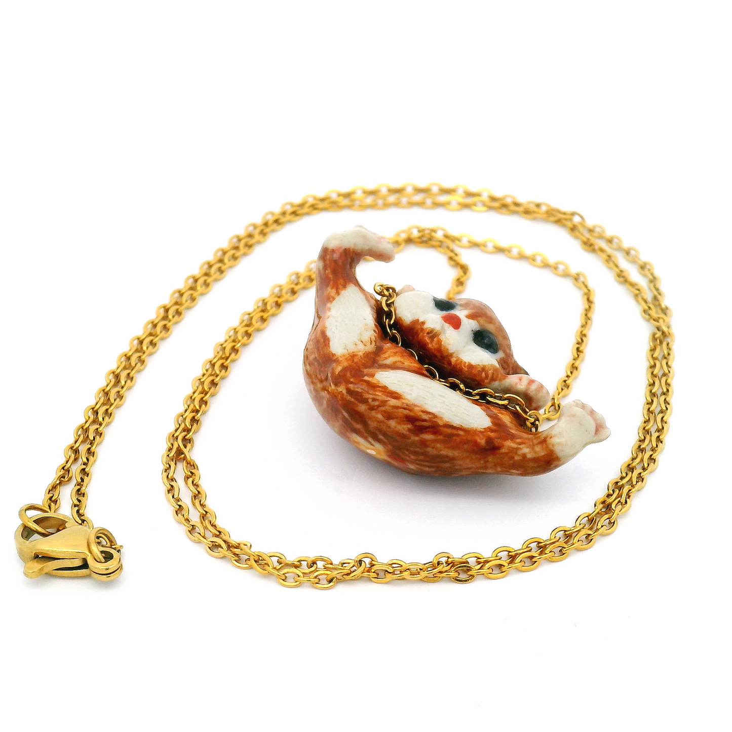 Porcelain Hamster Pendant