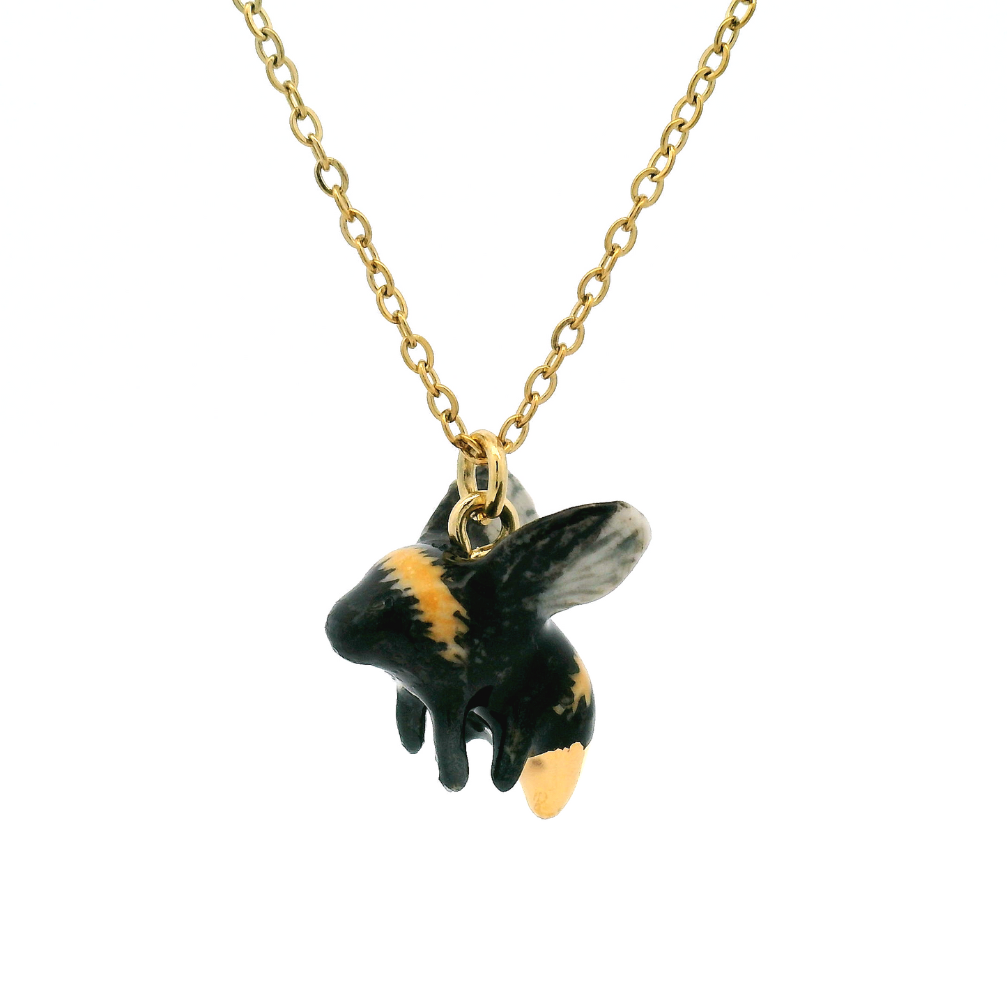 Porcelain Midas Bee Pendant