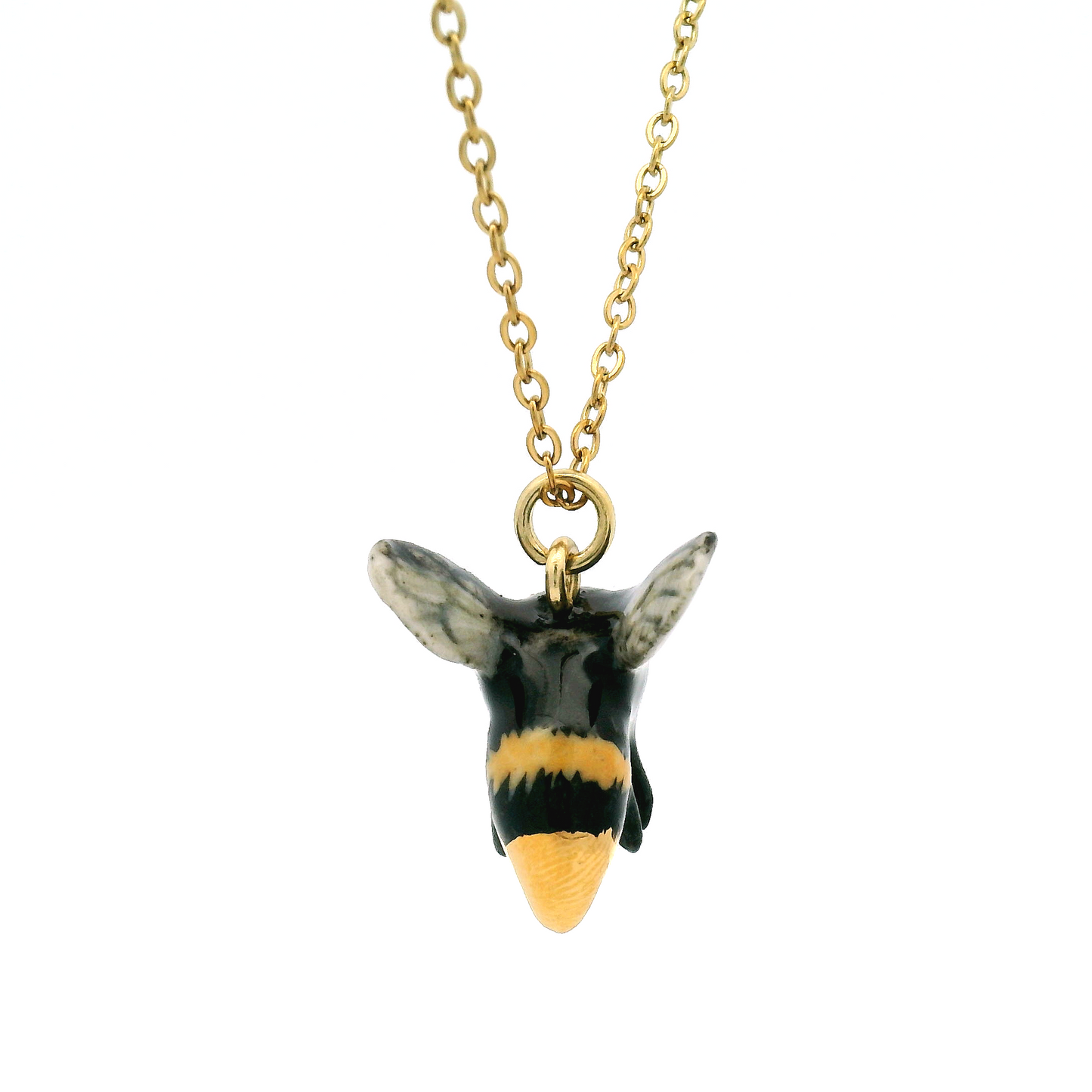 Porcelain Midas Bee Pendant