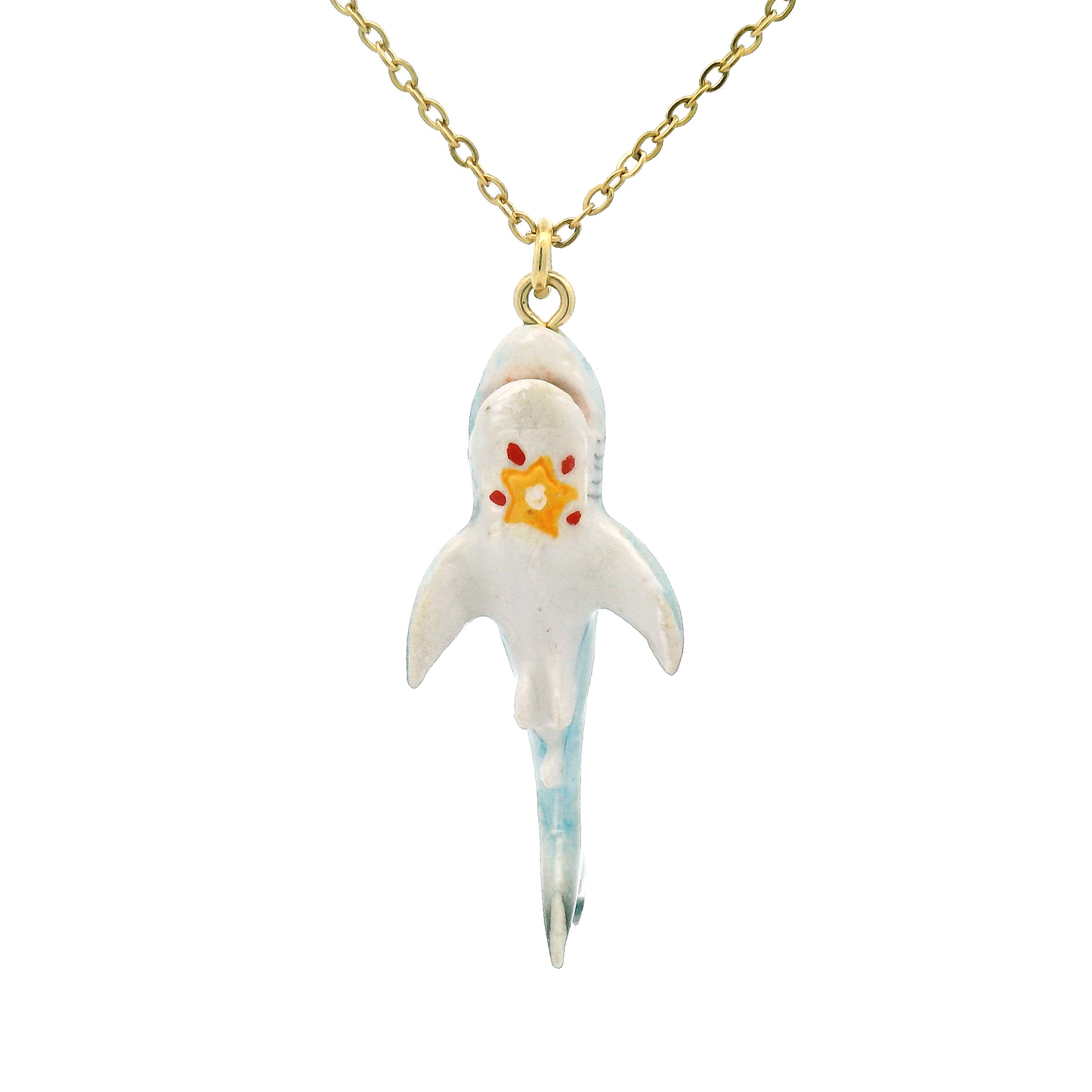 Porcelain Shark Pendant