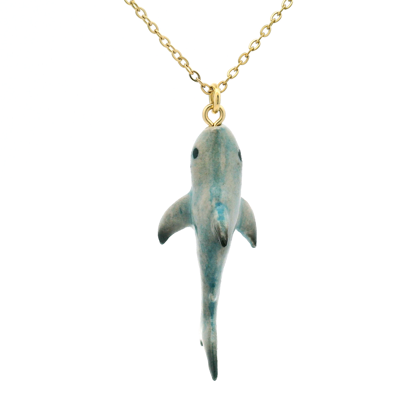 Porcelain Shark Pendant