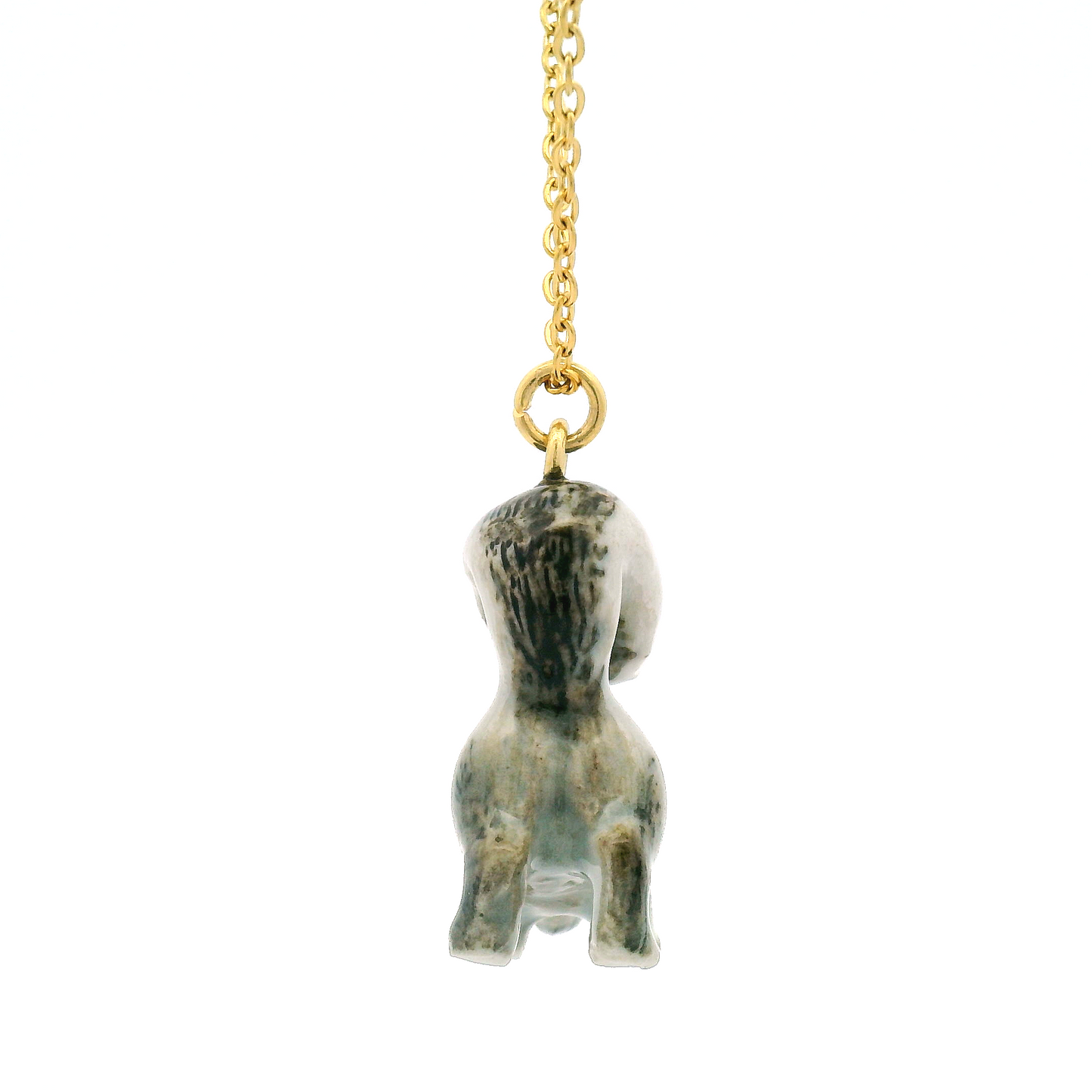 Porcelain Skunk Pendant