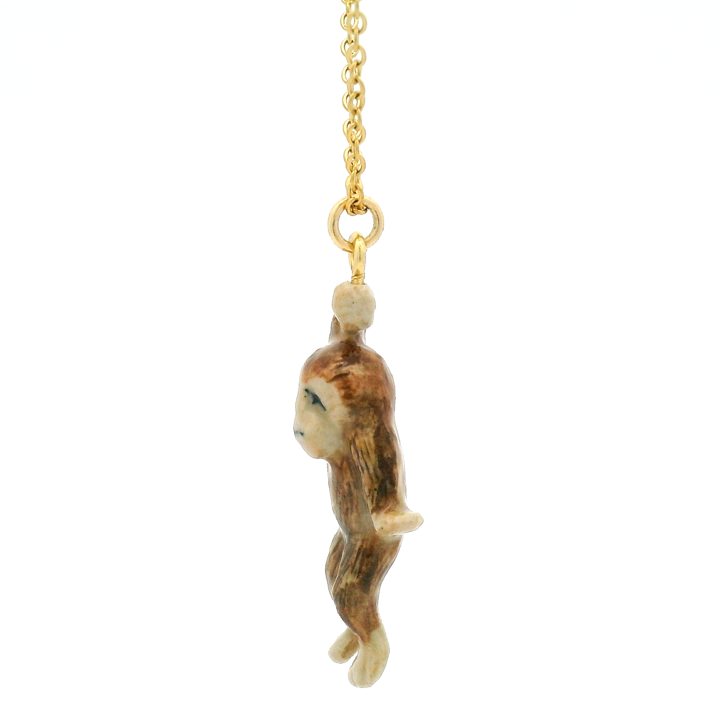Porcelain Sasquatch Pendant