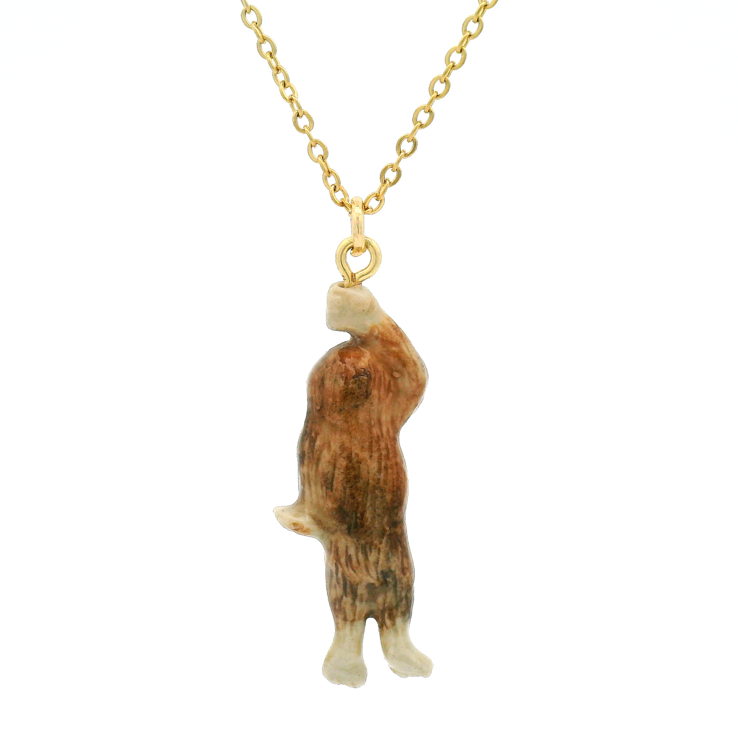 Porcelain Sasquatch Pendant