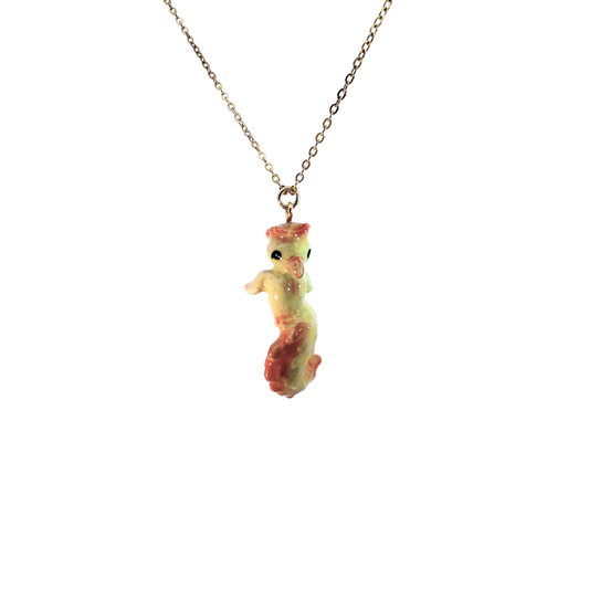 Porcelain Baby Phoenix Pendant