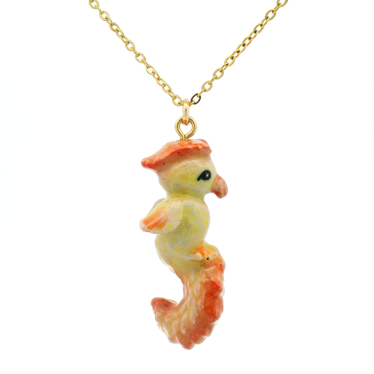 Porcelain Baby Phoenix Pendant