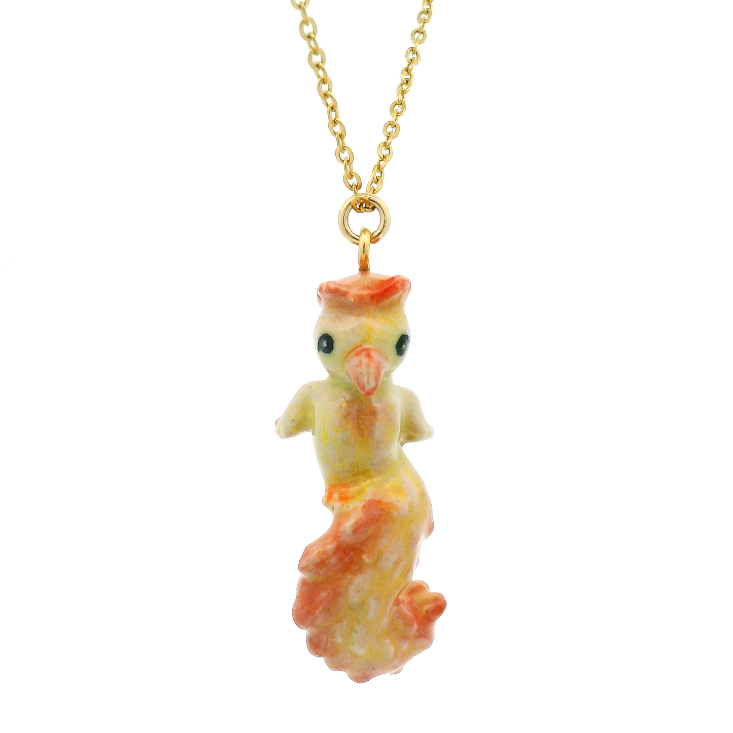 Porcelain Baby Phoenix Pendant