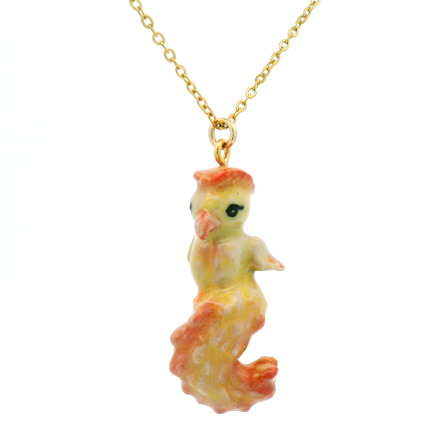 Porcelain Baby Phoenix Pendant
