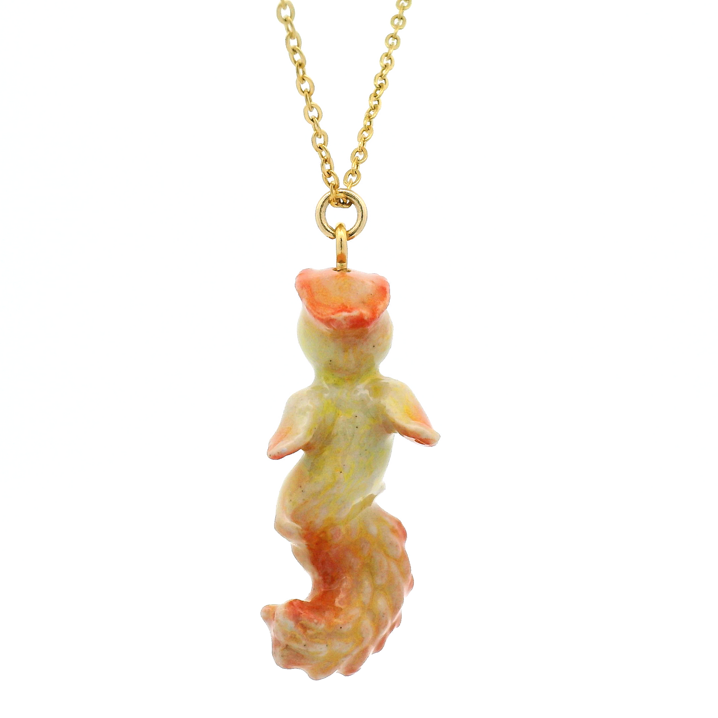 Porcelain Baby Phoenix Pendant
