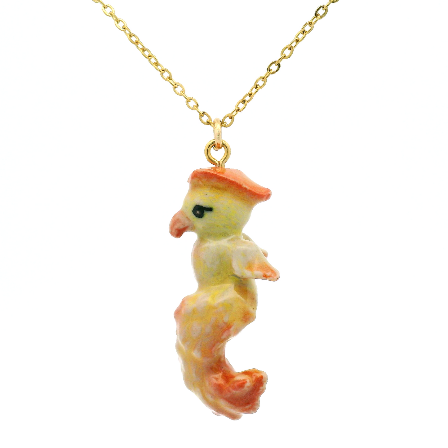 Porcelain Baby Phoenix Pendant