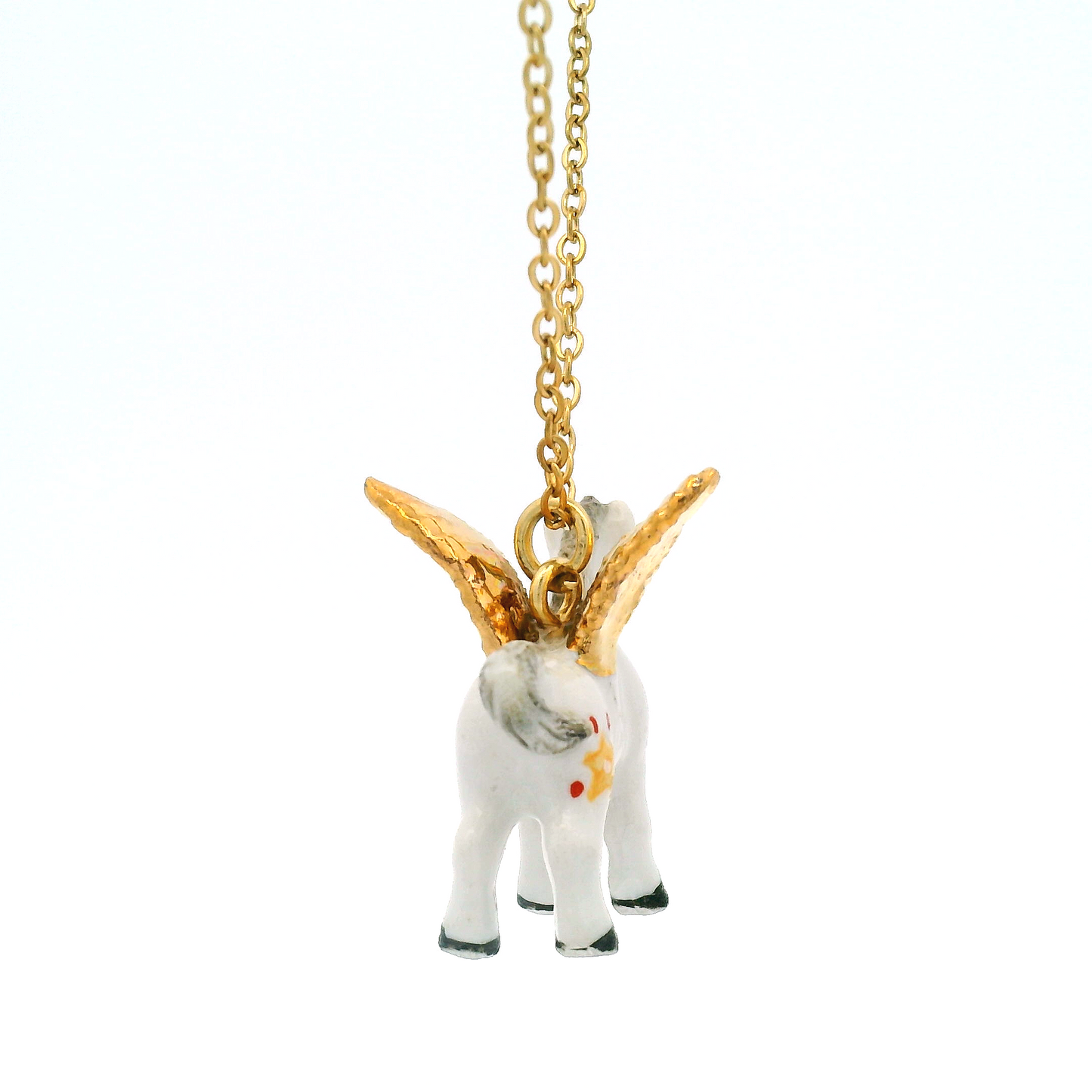 Porcelain Pegasus Pendant