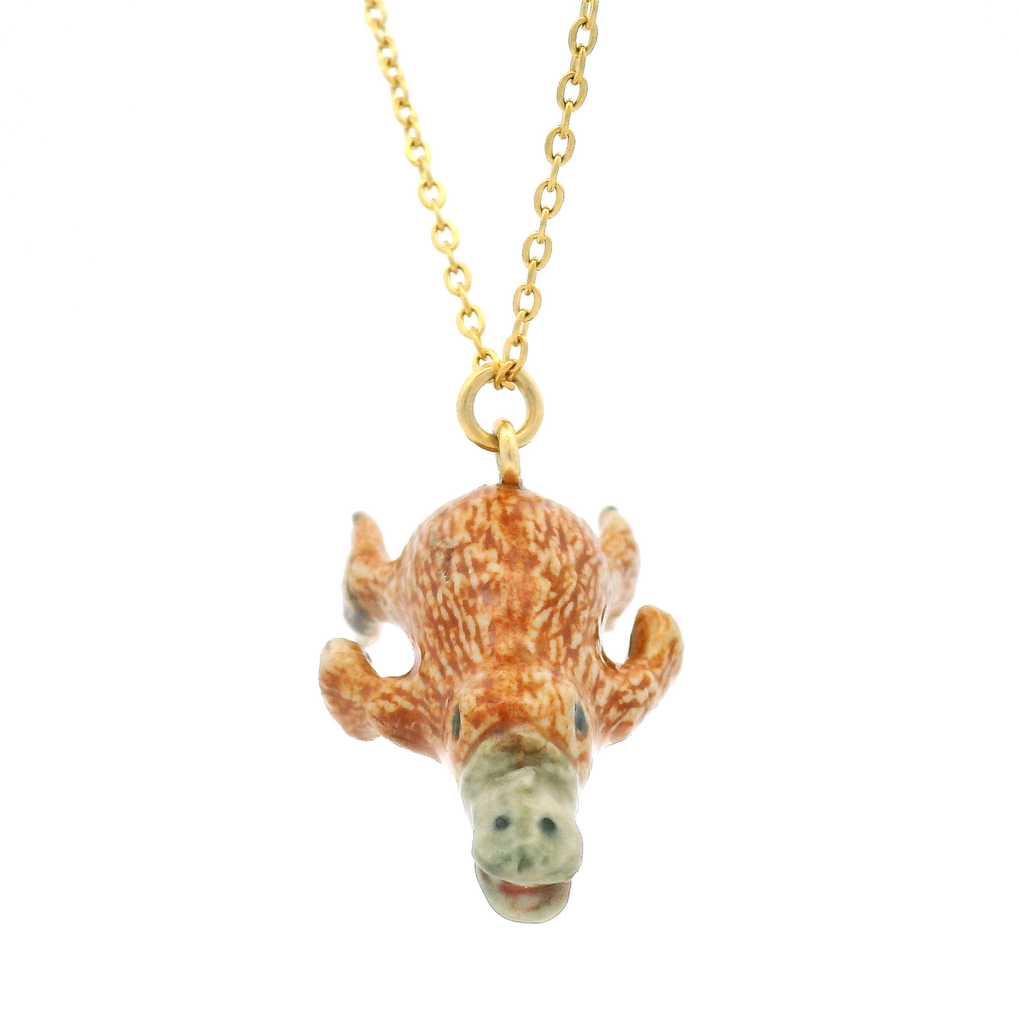 Porcelain Platypus Pendant