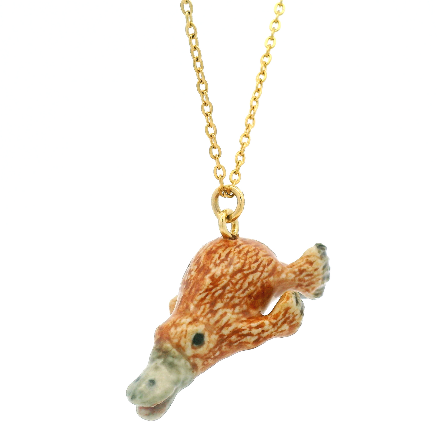 Porcelain Platypus Pendant