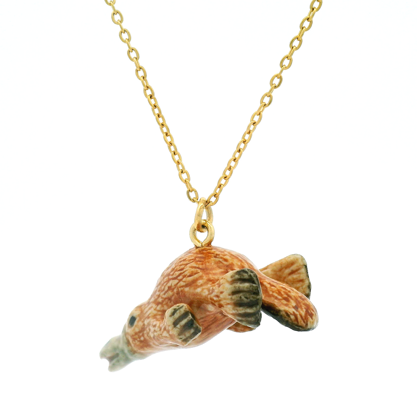 Porcelain Platypus Pendant