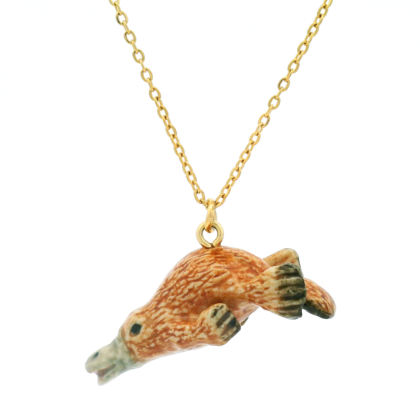 Porcelain Platypus Pendant
