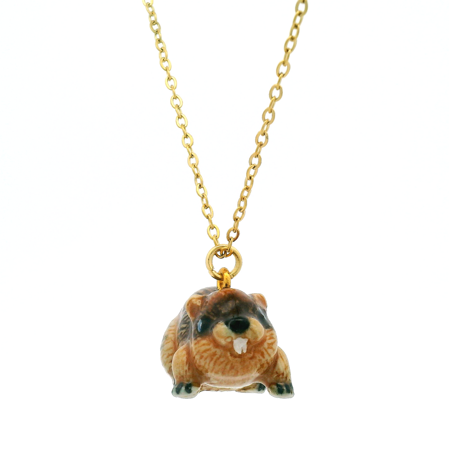 Porcelain Lemming Pendant