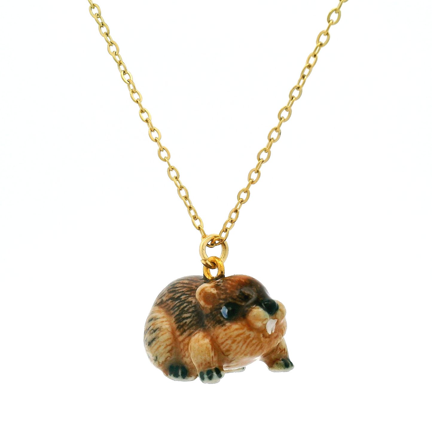 Porcelain Lemming Pendant