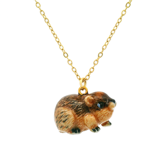 Porcelain Lemming Pendant