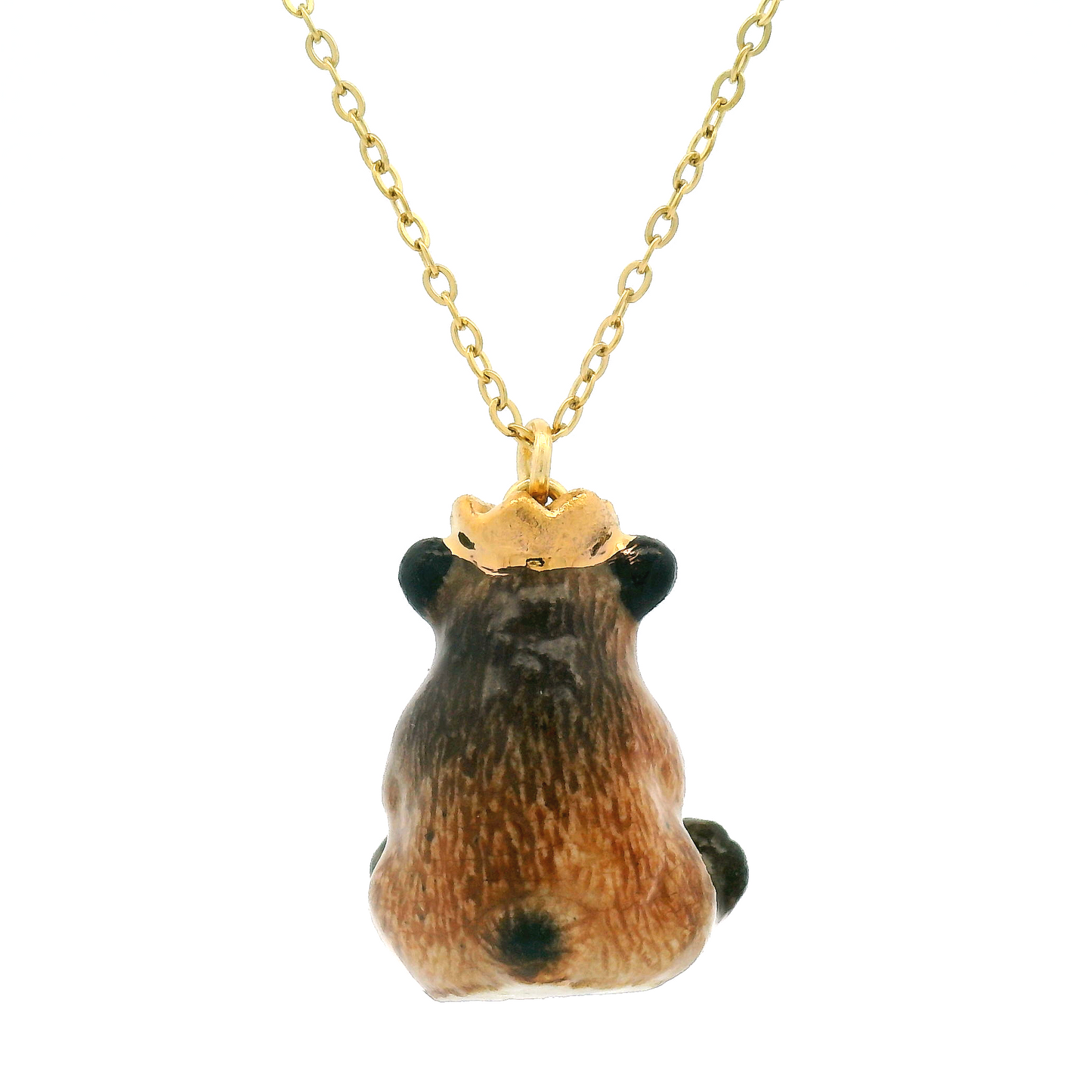 Porcelain Bear King Pendant