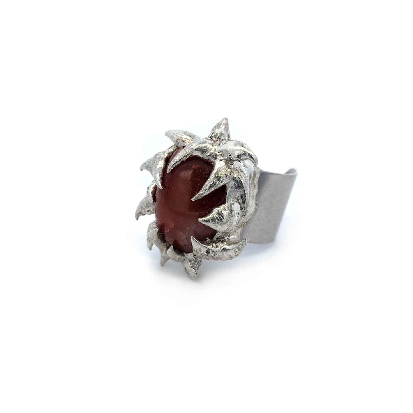 Carnelian Spike Ring