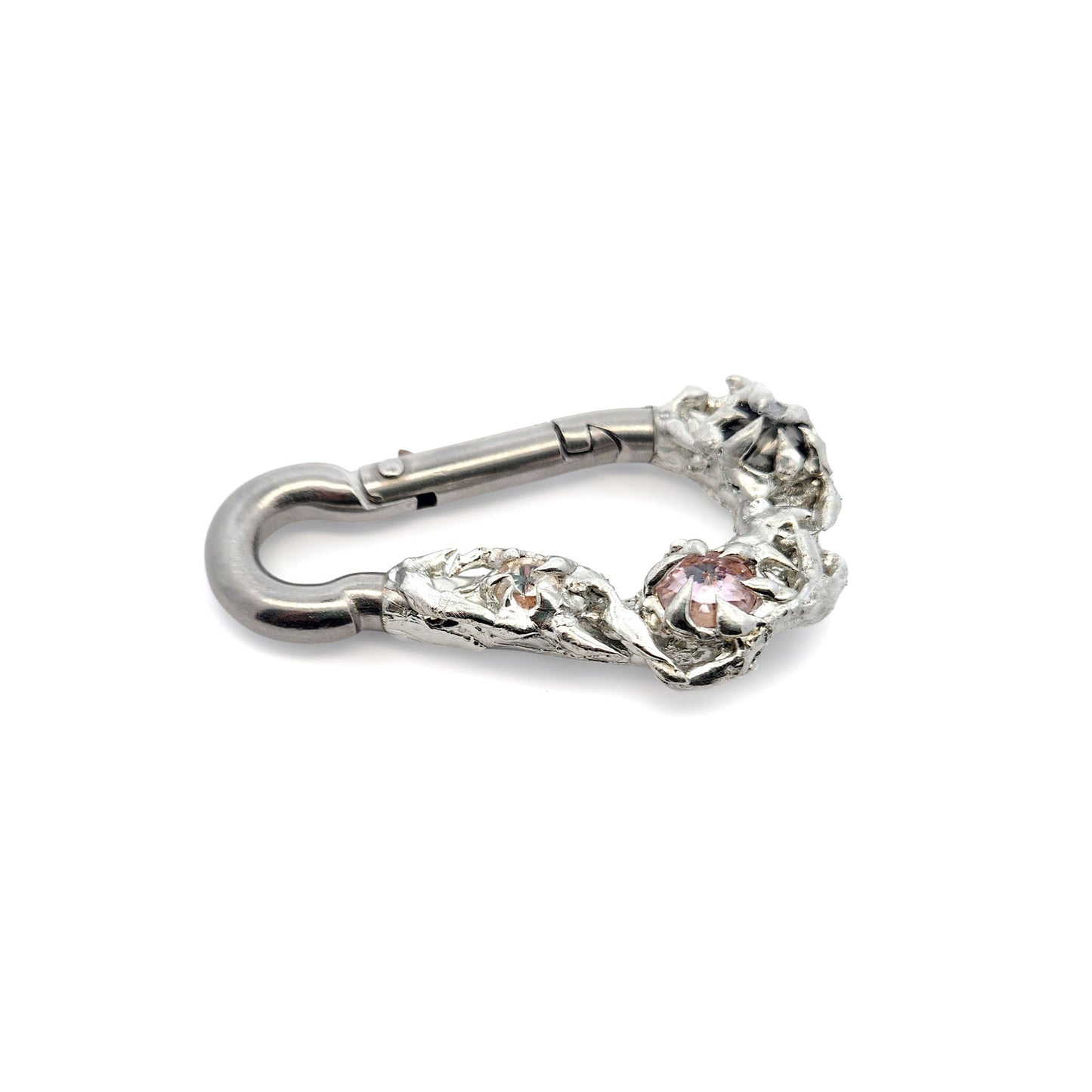 Rhinestone Spike Carabiners