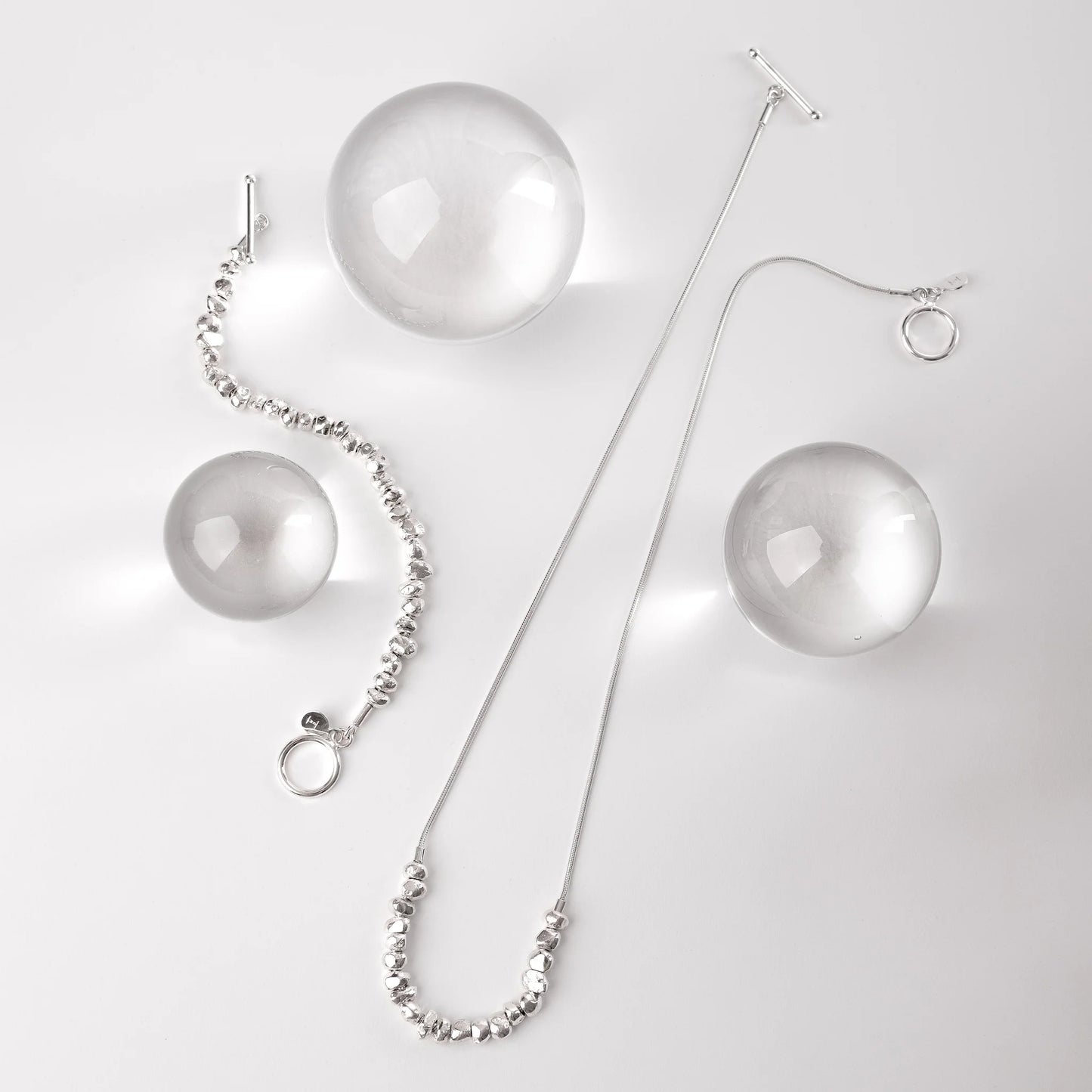 Sterling Silver Nugget Bracelet