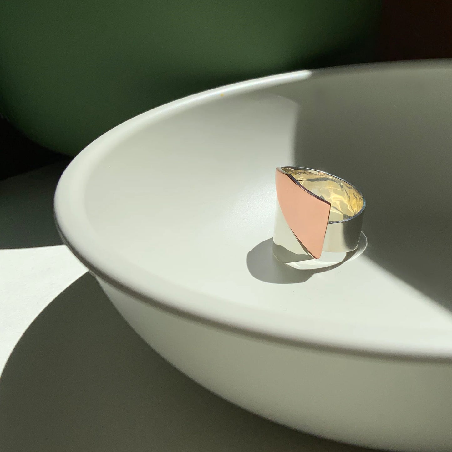 Copper Asymmetrical Ring