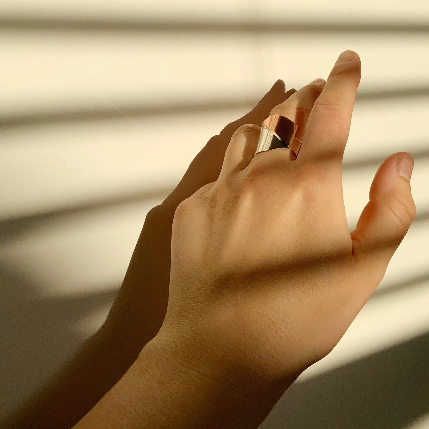Copper Asymmetrical Ring