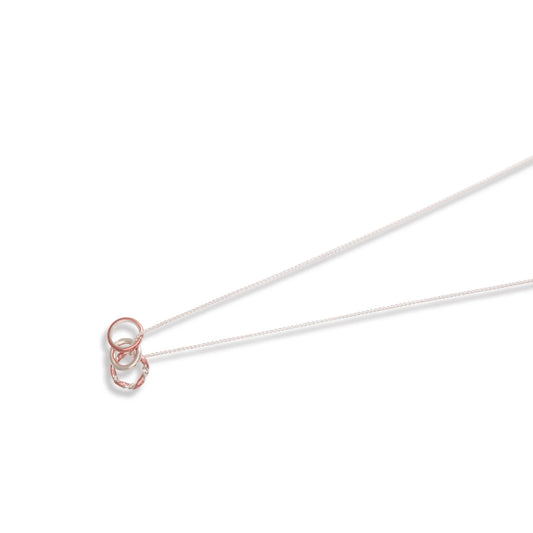 Copper Twist 3 Hoop Pendant