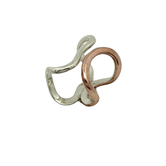 Copper Curve Ring