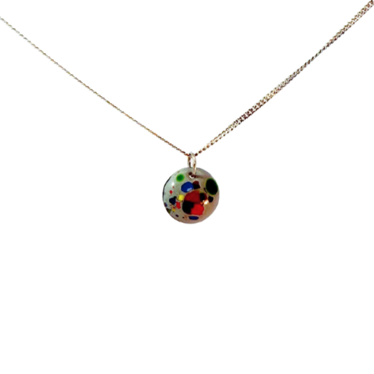 Enamel Confetti Necklace