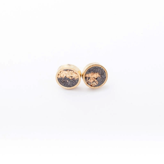 Gold Leaf Brass Concrete Studs